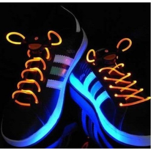 Svietiace LED šnúrky do topánok 