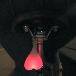 Zadné svetlo na bicykel - svietiace vajíčka Bike balls