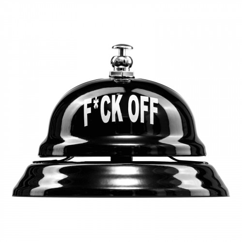 Stolný zvonček "F-UCK OFF" 