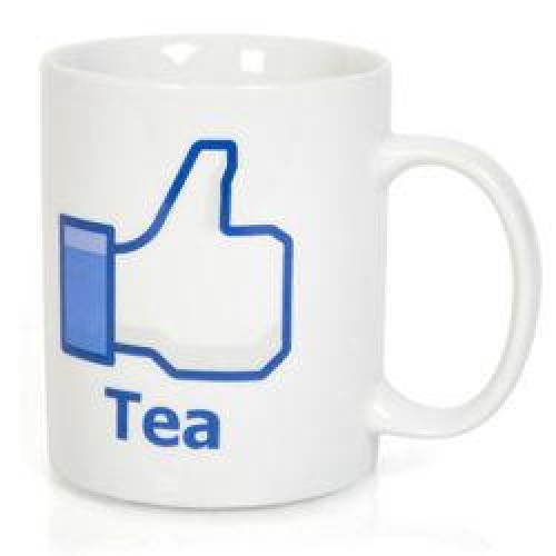Šálka Like Facebook Tea