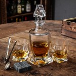 Luxusný whisky set - Twisted Dekanter Set