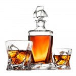 Luxusný whisky set - Twisted Dekanter Set
