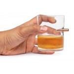 Whisky pohár s projektilom