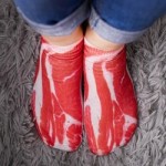 Ponožky so vzhľadom mäsa