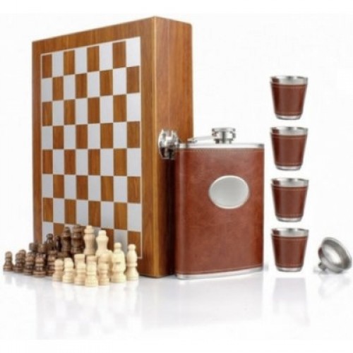 Šach a ploskačka s pohárikmi