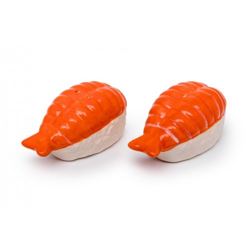 Soľnička a korenička v tvare Sushi
