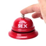 Stolný zvonček "Ring for sex" 