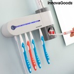 UV sterilizátor zubných kefiek s dávkovačom zubnej pasty