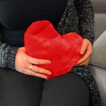 Vyhrievaný srdcový voňavý vankúšik, 26 x 20 cm