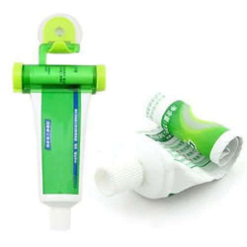 Šetrič zubnej pasty zelený